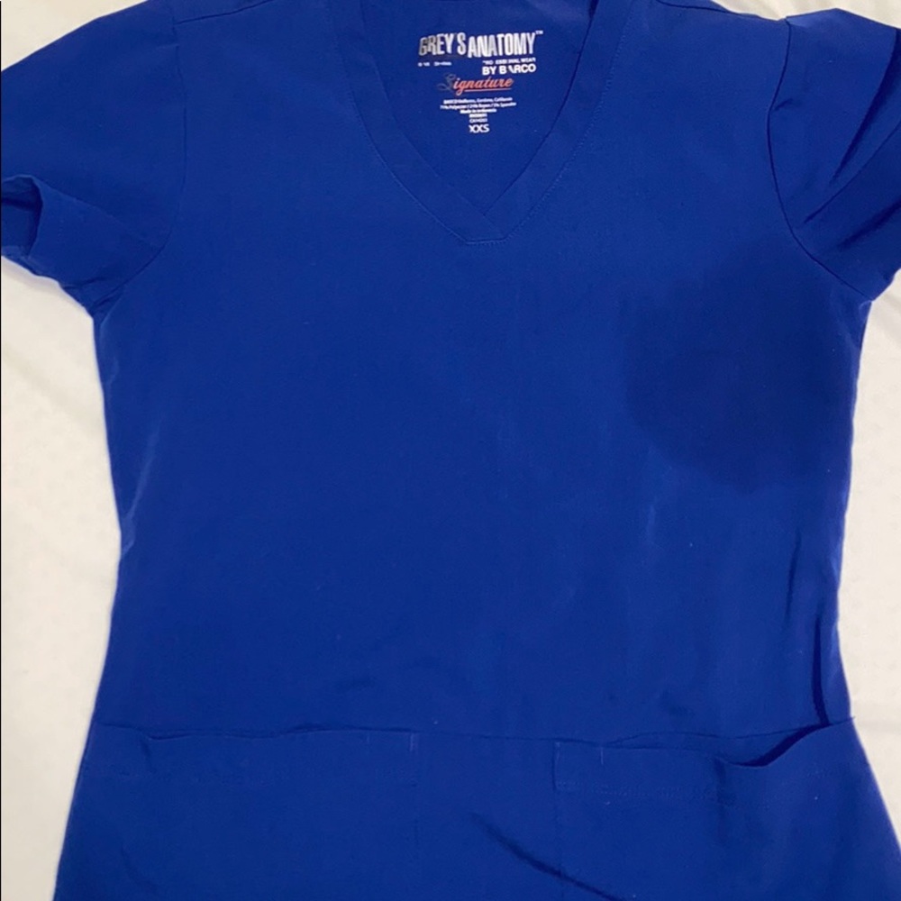 Blue Greys Anatomy scrub top